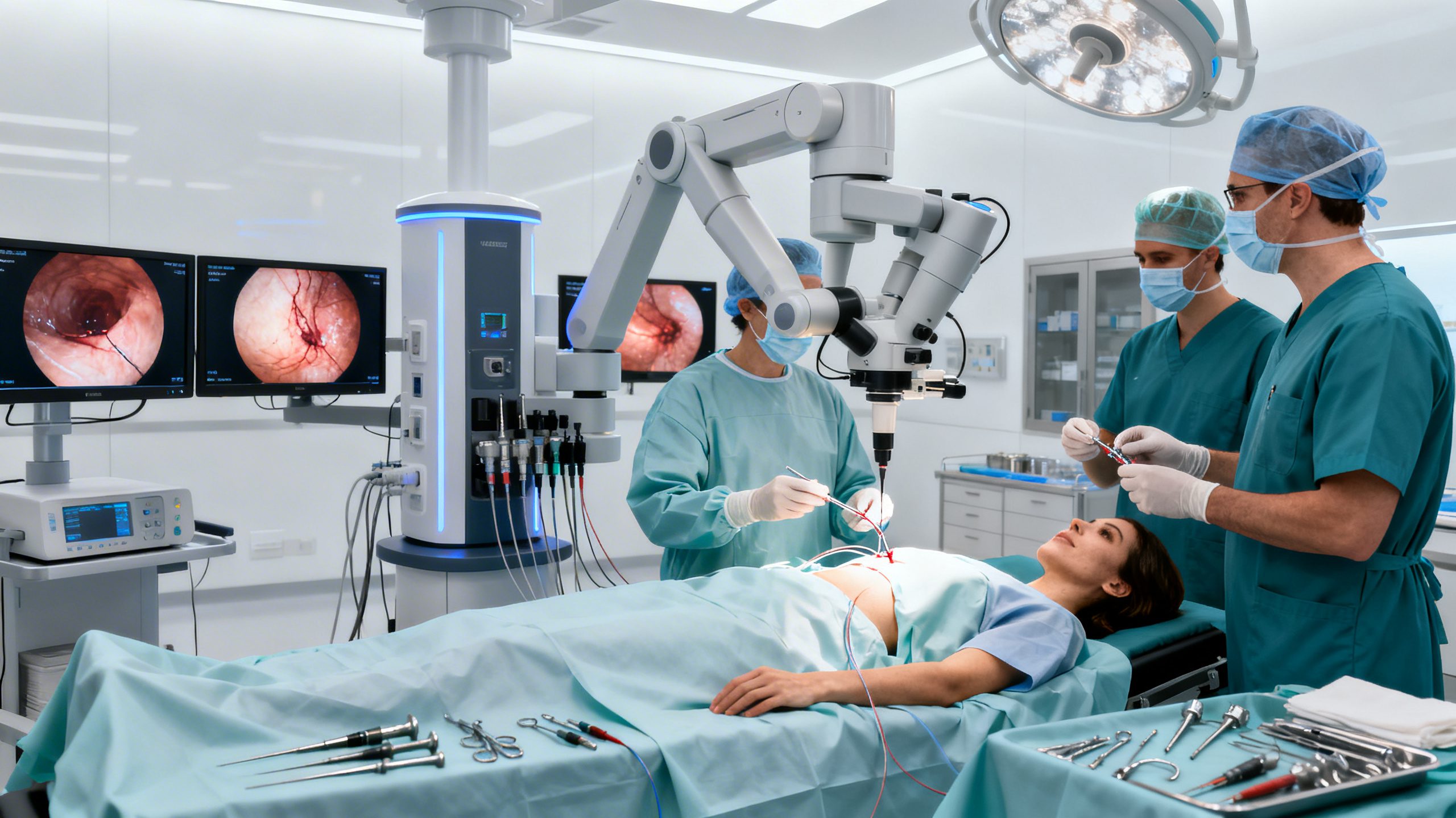 Cirurgia minimamente invasiva para tratar doenças femininas urológicas